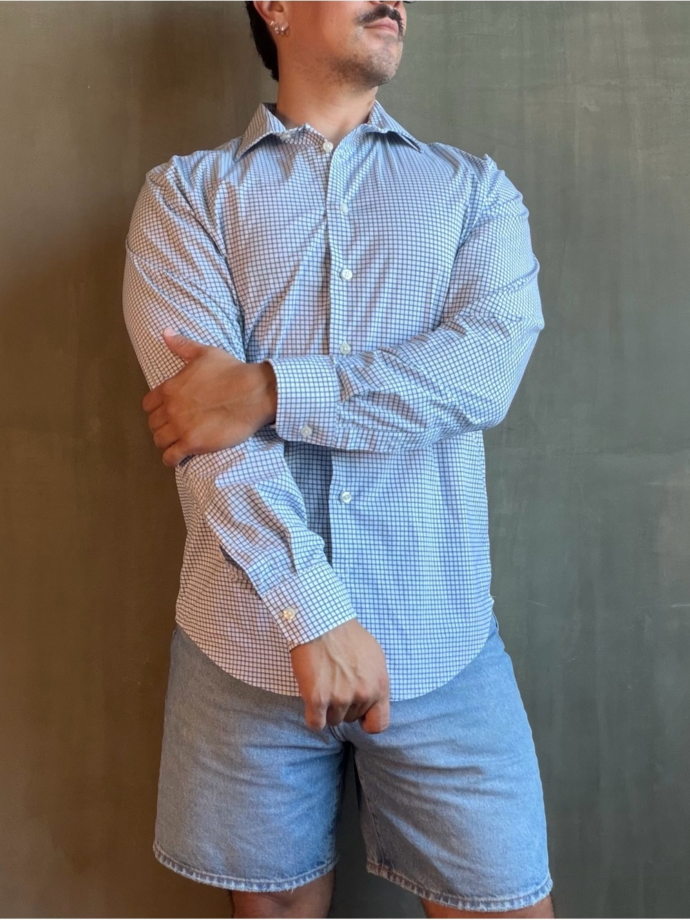 Goodfellow & Co Bundle — 2 Men’s Button-Down Shirts, Size L
